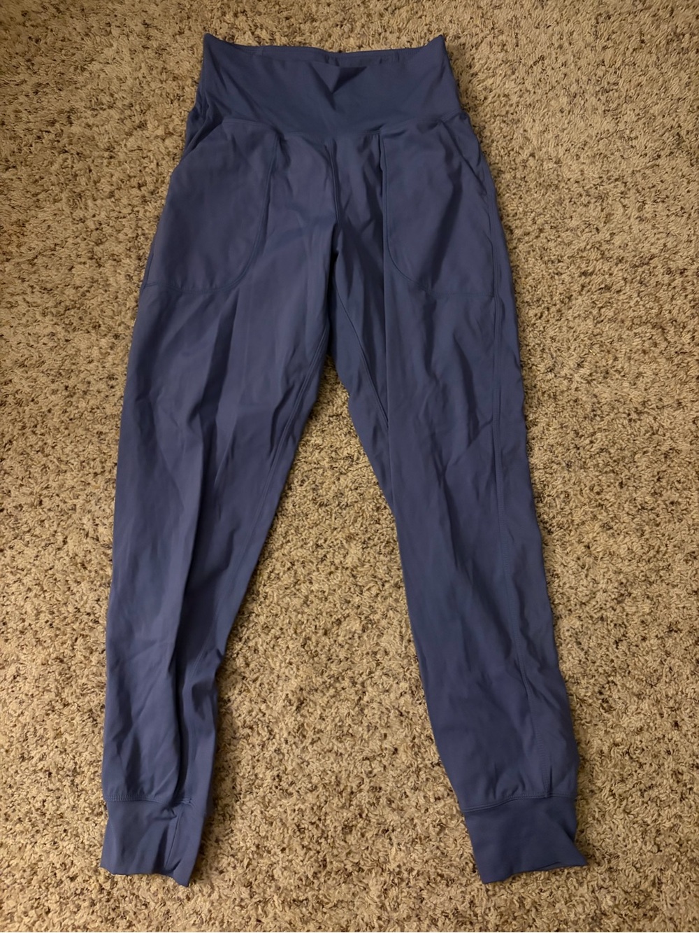 Women’s High-Rise Blue Jogger Pants